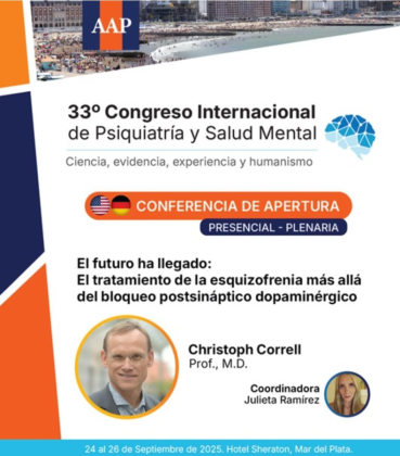 Septiembre 2025 Mar del Plata -  33&deg; Congreso Internacional de Psiquiatria y Salud Mental